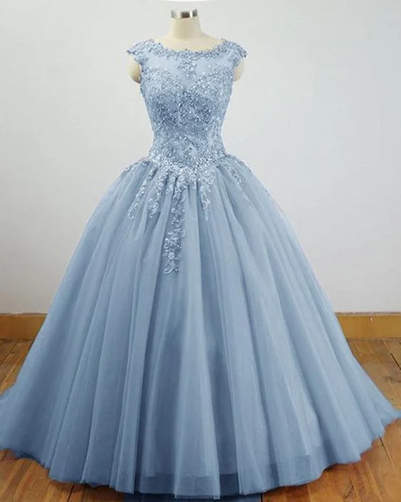 Online Clothing Boutiques Charming Blue Sweet 16 Dress Tulle Lace Ball Gown Quinceanera Dress Online Clothing Boutiques Charming Blue Sweet 16 Dress Tulle Lace Ball Gown Quinceanera Dress